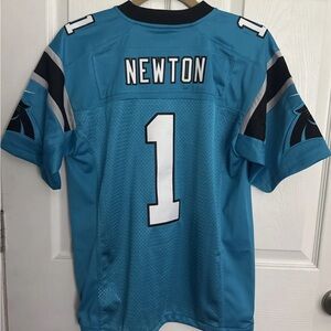 NFL Nike Carolina Panthers Cam Newton On Field Youth Large Embroidered Jersey
